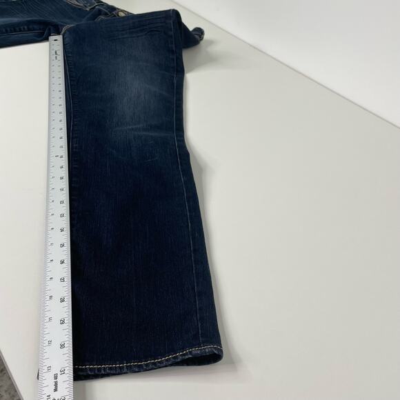 Buffalo David Bitton Jeans Fellow Skinny Stretch Mid Rise Denim Dark Wash 31 - Picture 10 of 13